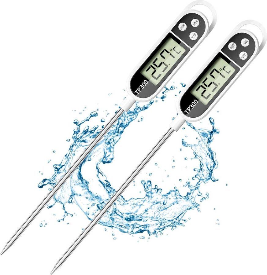 Lexium Store Lexium Vleesthermometer draadloos Vleesthermometer bluetooth Vleesthermometer digitaal Digitale BBQ Thermometer Draadloos Keukenthermometer