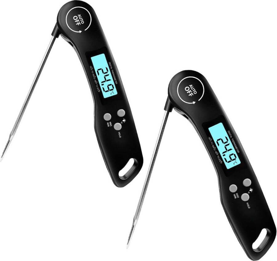 Lexium Store Lexium Vleesthermometer draadloos Vleesthermometer bluetooth Vleesthermometer digitaal Digitale BBQ Thermometer Draadloos Keukenthermometer