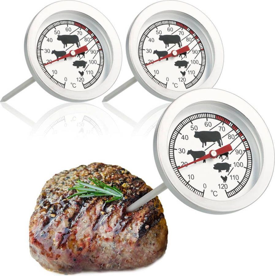 Lexium Vleesthermometer draadloos Vleesthermometer bluetooth Vleesthermometer digitaal Digitale BBQ Thermometer Draadloos Keukenthermometer