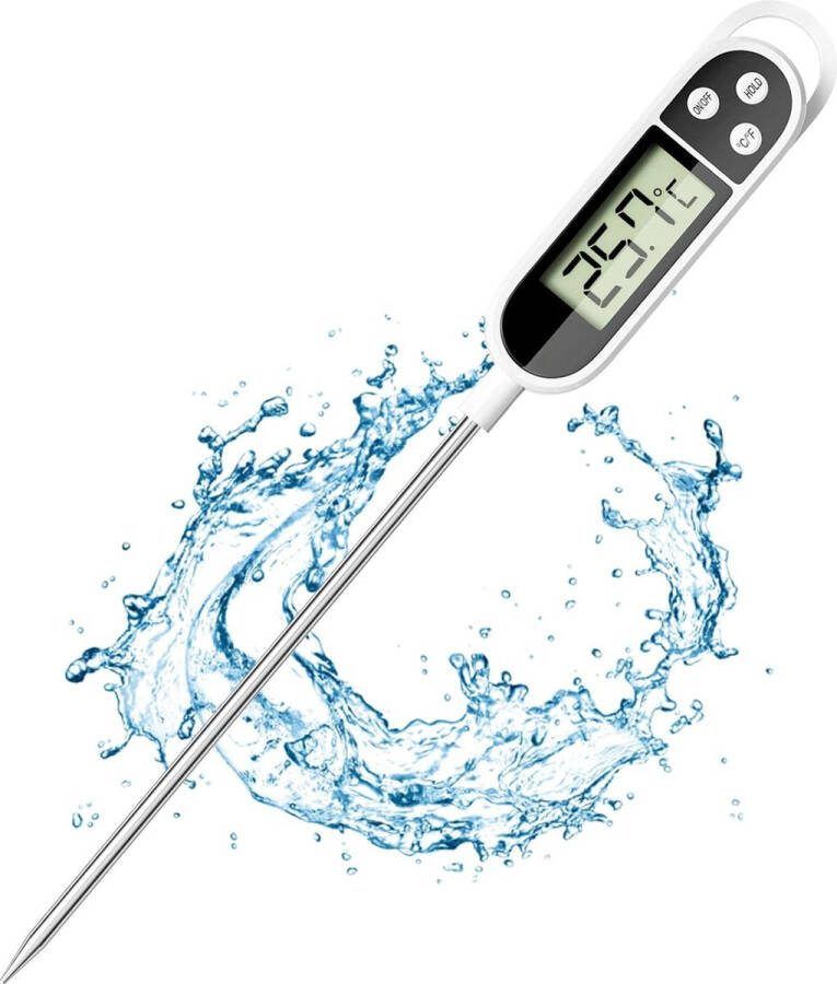 Lexium Vleesthermometer draadloos Vleesthermometer bluetooth Vleesthermometer digitaal Digitale BBQ Thermometer Draadloos Keukenthermometer