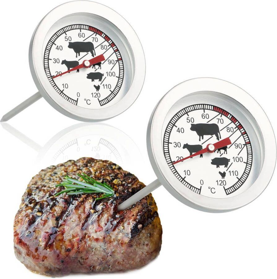 Lexium Vleesthermometer draadloos Vleesthermometer bluetooth Vleesthermometer digitaal Digitale BBQ Thermometer Draadloos Keukenthermometer