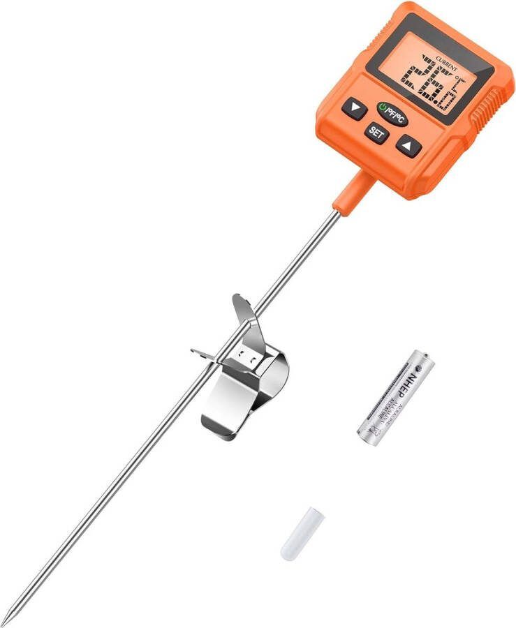 Lexium Vleesthermometer draadloos Vleesthermometer bluetooth Vleesthermometer digitaal Digitale BBQ Thermometer Draadloos Keukenthermometer
