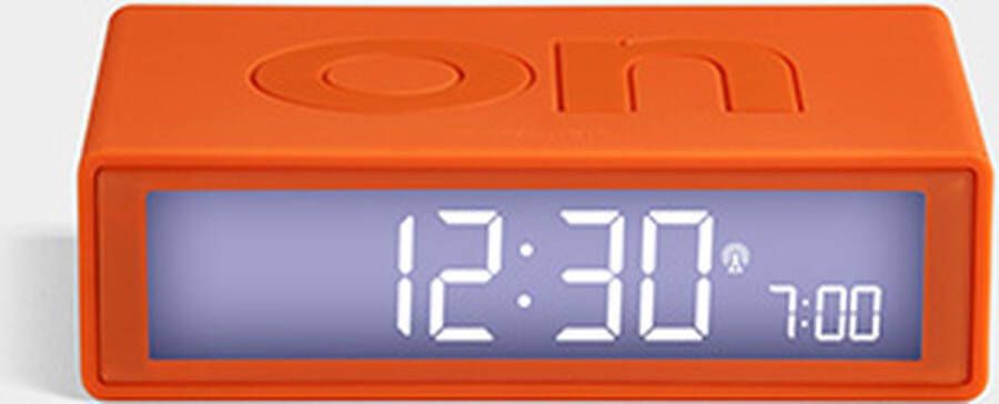 Lexon Flip+ Digitale Wekker On Off LR150 Oranje