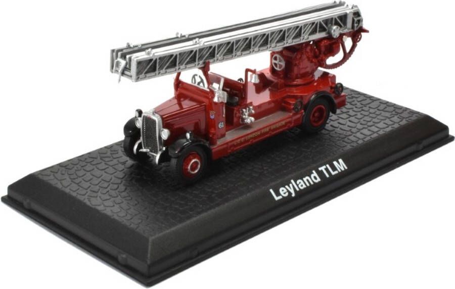 Leyland TLM Editions Atlas Collection 1:72 Classic Fire Engines Brandweer in vitrine Display