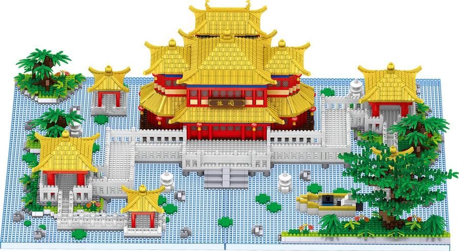 Lezi Yu Garden Nanoblocks miniblocks Bouwset 3D puzzel 4061 bouwsteentjes LZ8277