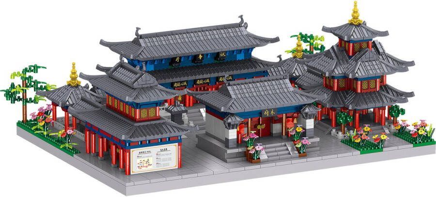 Lezi Old Town of Lijiang Nanoblocks miniblocks Bouwset 3D puzzel -Bouwpakket Hobby LZ8276