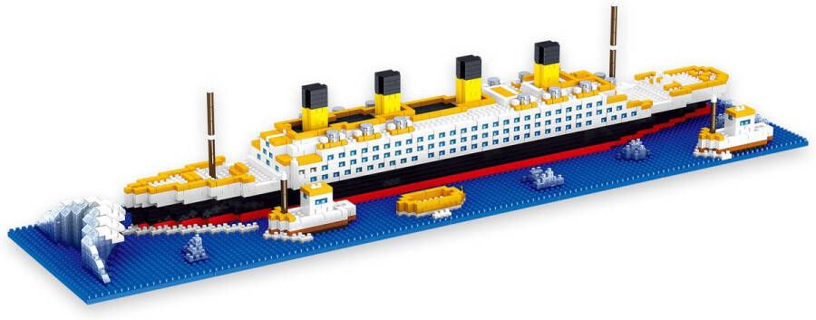 Lezi Titanic Nanoblocks miniblocks Bouwset 3D puzzel 2338 bouwsteentjes