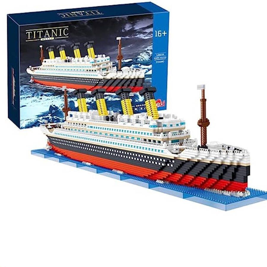 Lezi Titanic Nanoblocks miniblocks Bouwset 3D puzzel 4404 bouwsteentjes LZ8235
