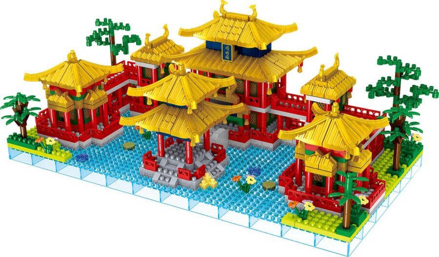 Lezi Yuanmingyuan (klein) Nanoblocks miniblocks Bouwset 3D puzzel Hobby Bouwpakket LZ8283