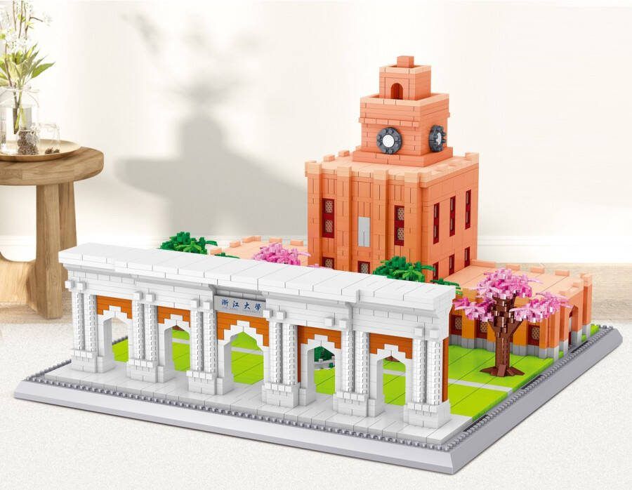 Lezi Zhejiang University Nanoblocks miniblocks Bouwset 3D puzzel 2949 bouwsteentjes LZ8265