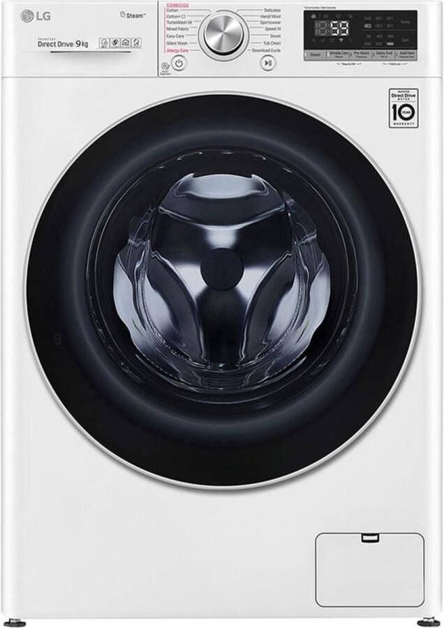 LG F4V909P2E wasmachine Voorbelading 9 kg 1400 RPM Wit