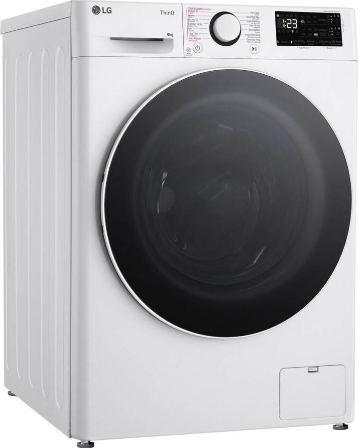 LG F4WR3509S0W A-10% 9 kg Wasmachine Slimme AI DD™ motor EzDispense™ (automatisch Doseren) Hygiënisch wassen met stoom ThinQ™