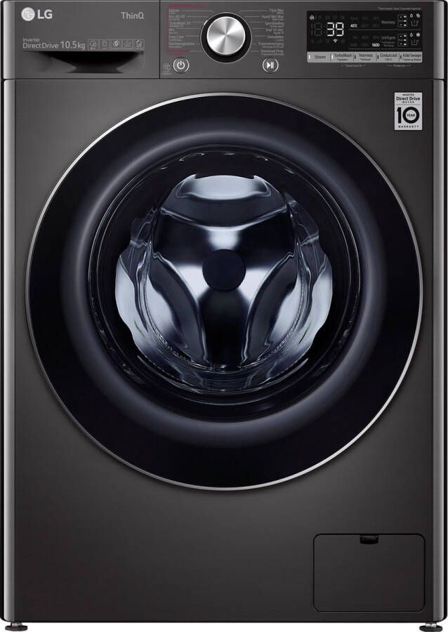 LG F6WV71S2TA 10.5 kg Wasmachine met TurboWash™ 39 Slimme AI DD™ motor EzDispense™ Minder strijken door stoom ThinQ™