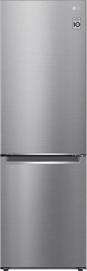 LG GBB61PZJMN koel-vriescombinatie Vrijstaand 341 l E Zilver