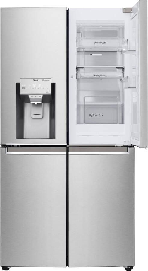 LG GMJ945NS9F Amerikaanse koelkast met DoorCooling+™ 638L inhoud Door-in-Door™ Water- en ijsdispenser met UVnano™ Total No Frost Inverter Linear Compressor