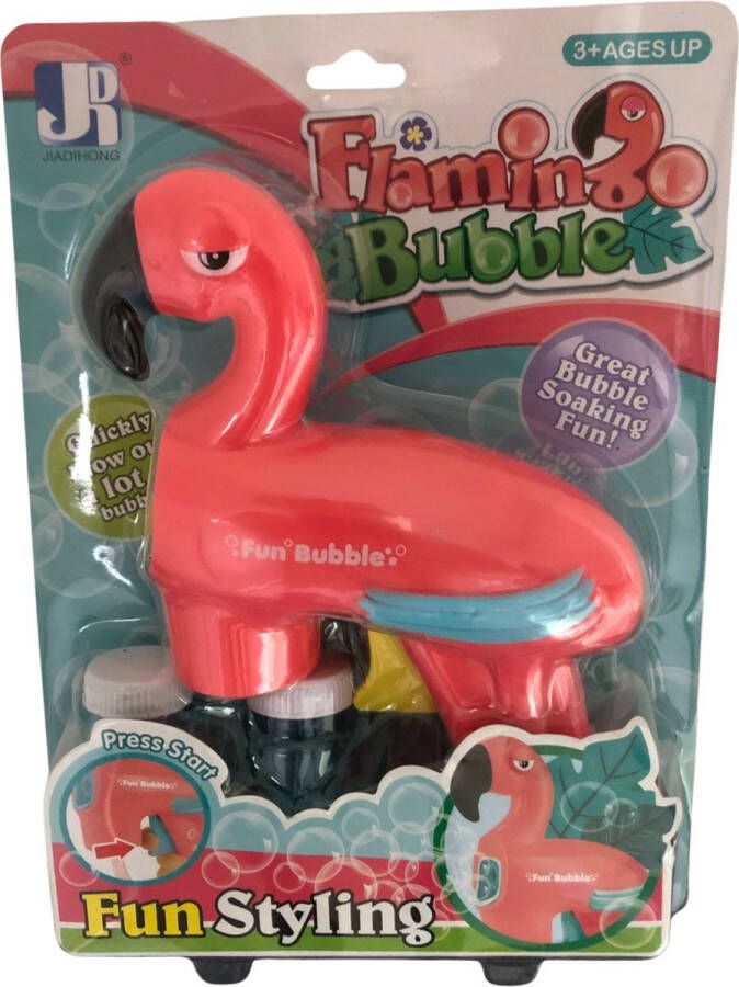 LG-import Bellenblaas machine flamingo kinderen bellenblaas bellenblaasmachine bellen schieten buitenspeelgoed zomerspeelgoed sop bellenblaas gun bellenblaas pistool bellenblaas feestje bellenblaassop veel bellen bellenblaas show feest artikelen