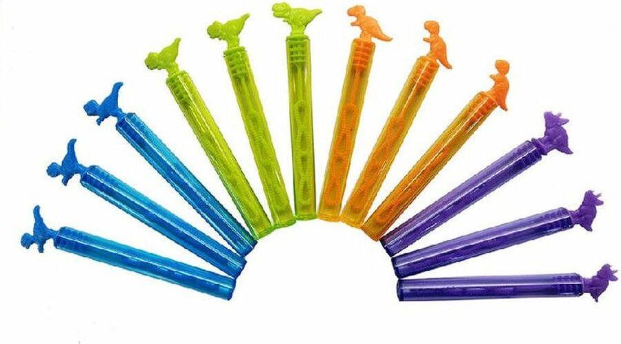 LG-Imports 12x bellenblaas staafje Dino uitdeel kadootjes