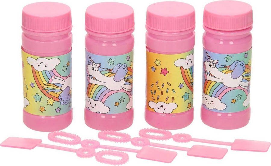 LG-Imports Bellenblaas Eenhoorn 4x50 Ml Roze