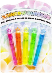 LG-Imports Bellenblaas Rainbow Bubbles Junior 10 Cm 5-delig