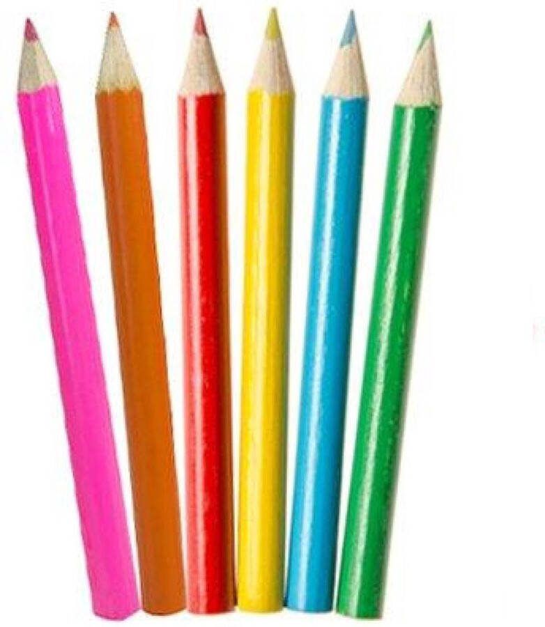 LG-Imports Kleurpotloden 6 Stuks Hip 24 Pakjes