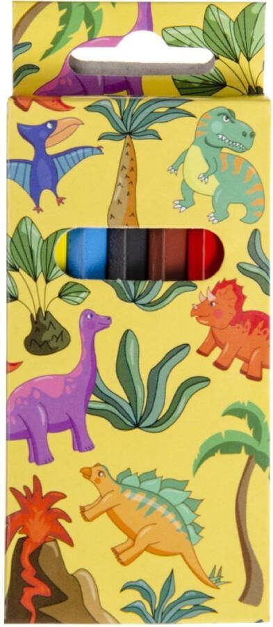 LG-Imports Kleurpotloden Dino 6st. 24 Pakjes