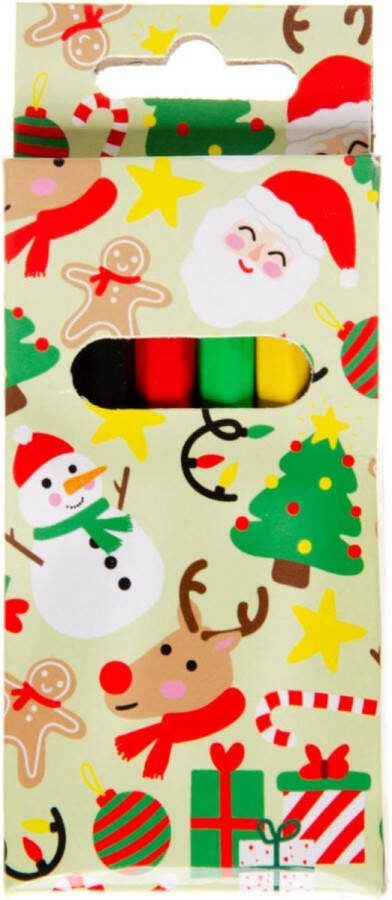 LG-Imports Kleurpotloden Kerst 6st. 24 pakjes