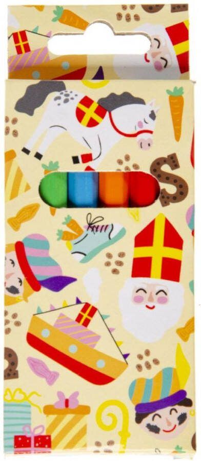 LG-Imports Kleurpotloden Sinterklaas 6st 24 pakjes