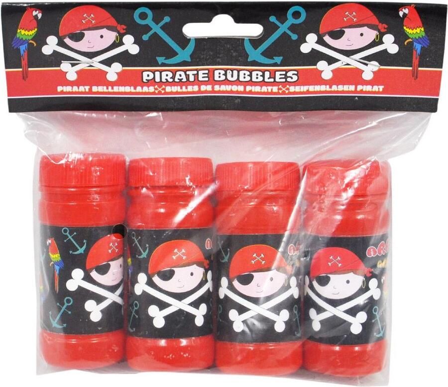 LG-Imports Bellenblaas Piraatjes 4x60ml 3 pakjes