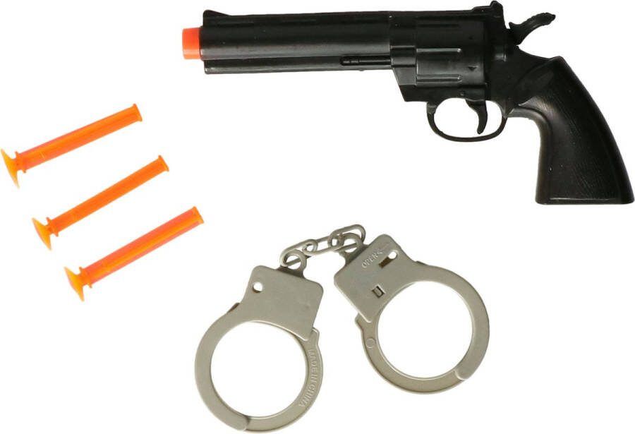 LG imports Politie speelgoed set pistool met accessoires verkleed rollenspel plastic voor kinderen