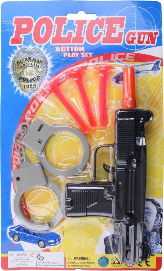 LG imports Politie speelgoed set pistool met accessoires verkleed rollenspel plastic voor kinderen