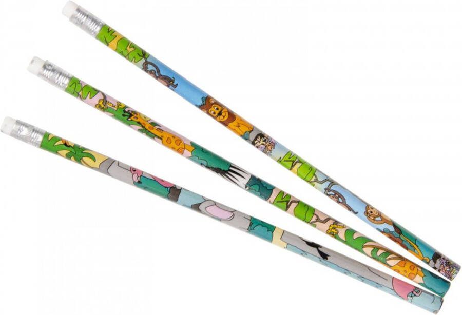 LG-Imports Potlood Wilde Dieren 12 Stuks
