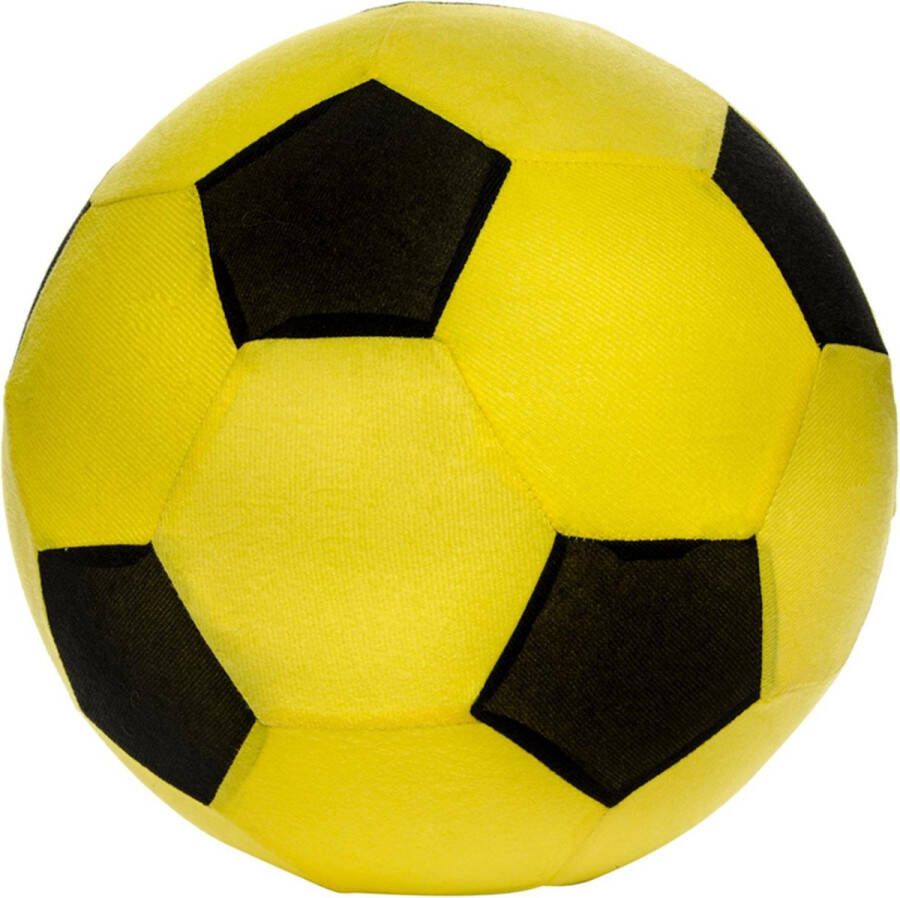 LG-Imports speelgoedvoetbal mesh 50 cm geel