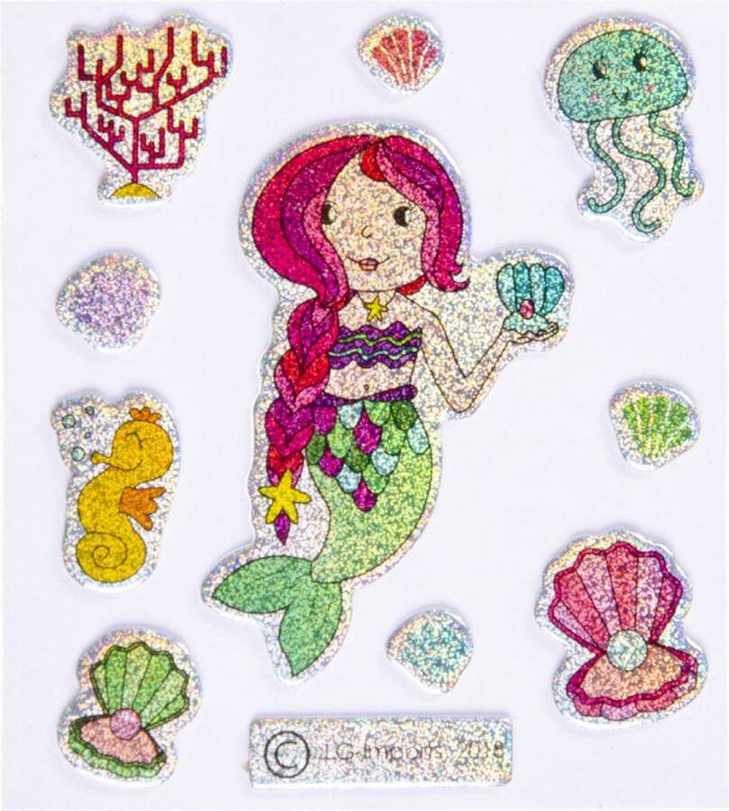 LG-Imports Stickers Zeemeermin 100st