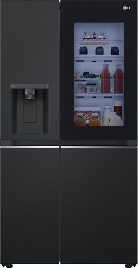 LG GSGV80EPLL- Amerikaanse koelkast SBS 635ltr E NoFrost Mat Zwart