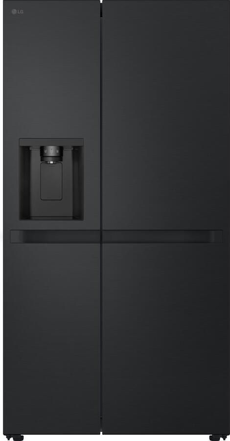 LG GSLC40EPPE Vrijstaand Amerikaanse koelkast Zwart Essence Matte Black Touch LED