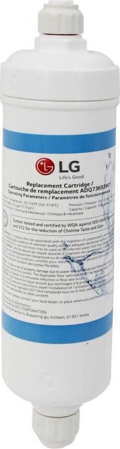 LG Waterfilter ADQ73693903 voor Amerikaanse koelkast