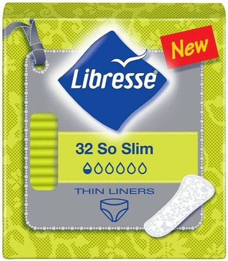 Libresse Inlegkruisjes So Slim 12x32st Voordeelverpakking