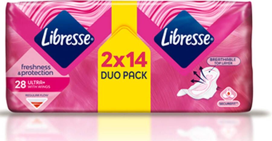 Libresse Maandverband Ultra normal wings 2 x 14 stuks