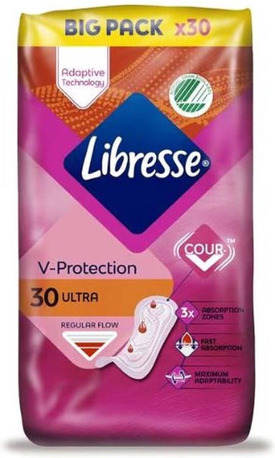 Libresse Ultra Normal Maandverband 6x30st Voordeelverpakking