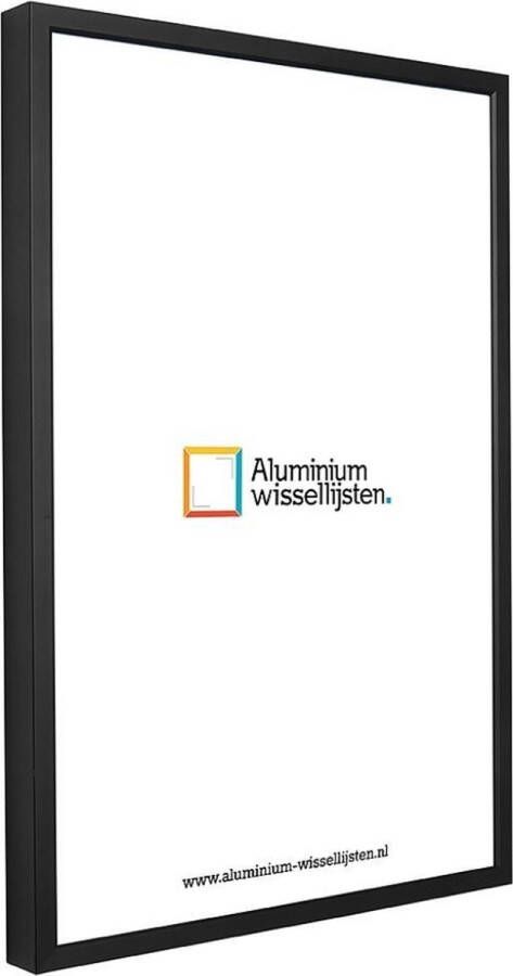 Lichtendonk Wissellijst 70x70 Zwart ALU Pro-Line – Ontspiegeld UV Werend Acrylite Posterlijst – Fotolijst – Fotokader – Cadre Photo – Photoframe Bilderhamen