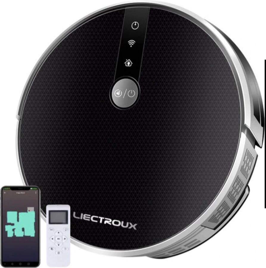 Liectroux C30B Robotstofzuiger Dweilfunctie SMART App & Voice Control Afstandsbediening HEPA Filter Multi Floor Cleaning Stofzuiger