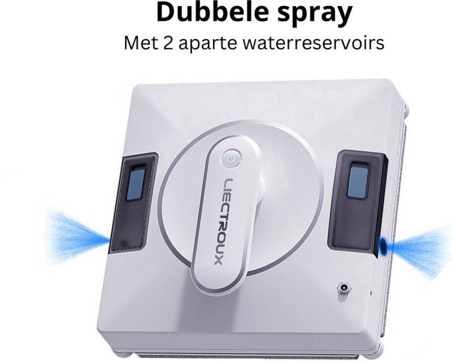 Liectroux Model YW509 Robot Ruitenreiniger Dubbele Spray-Magnetische Ramenwasser Ramen Wassen Ramenwisser Ramenwasser Glasreiniger Met App Bediening