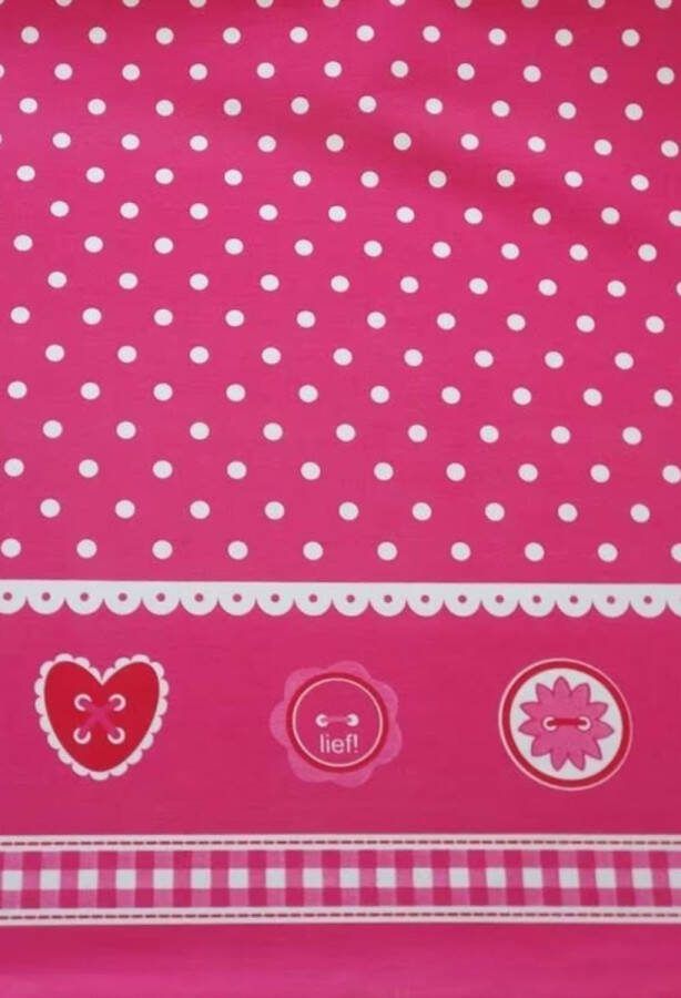 Lief ! Lief! Verduisterend rolgordijn roze 60 x 190 cm