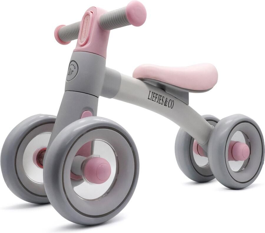 Liefjes & Co Woom Loopfiets 1 2 Jaar Baby Roze