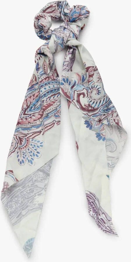 Liet&Joliet Scrunchie lint print Paige wit
