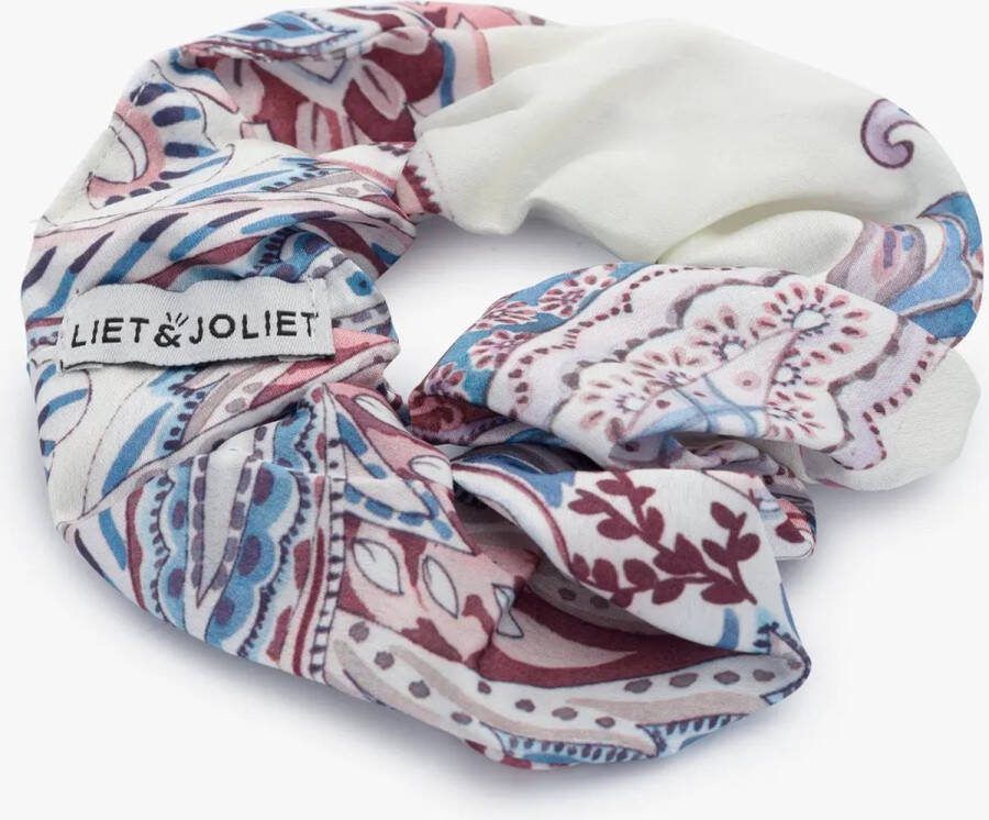Liet&Joliet Scrunchie print Paige wit