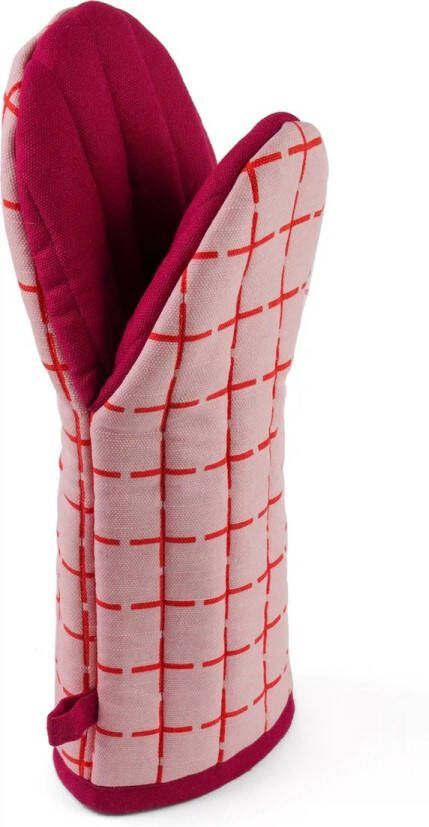 Lifa home Ovenwant Ovenhandschoen Vivid Roze Oranje Organisch Katoen