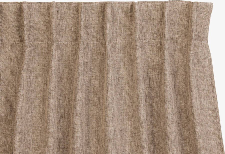 Lifa-Living Zilvergrijze Luxe Gordijnen Verduisterend Polyester Met 8 Ophangringen 150 x 260 cm