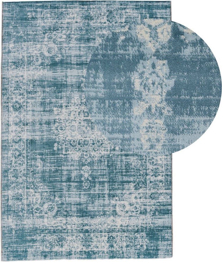 Sens-Line Home Living vloerkleed Classic lichtblauw 75x150 cm Leen Bakker