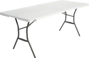 Life-time Lifetime Tyrell Opvouwbare tafel Wit 183x76x73.5 cm